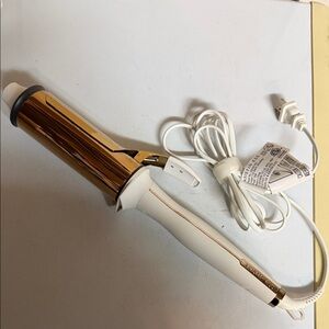 Gold and White 2” Curling Iron